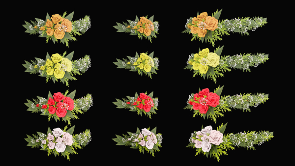 3D flower crown