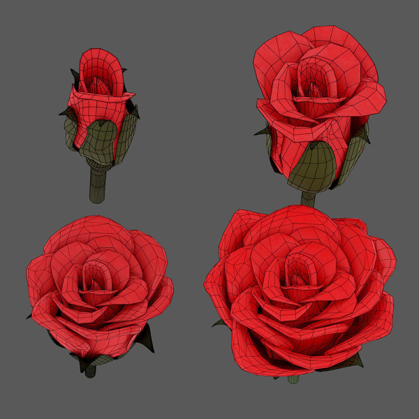 3D flower crown