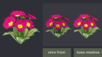 3D GARDEN FLOWER PACK-GAME READY