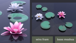3D GARDEN FLOWER PACK-GAME READY