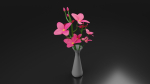 3D Flowers in vase