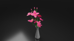 3D Flowers in vase