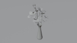 3D Flowers in vase