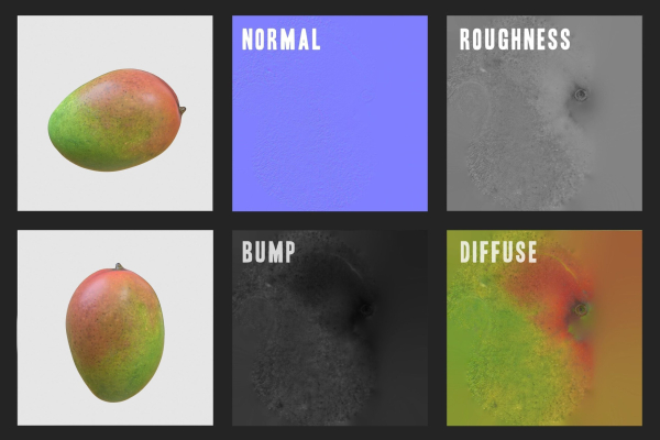 3D Fruit Models  Photoscan