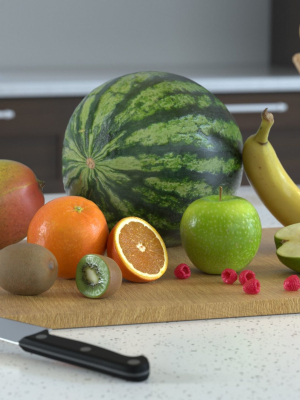 3D Fruit Models  Photoscan