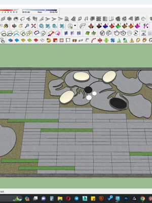 3d Park organic architecture