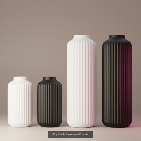 3d printable flower vases pack
