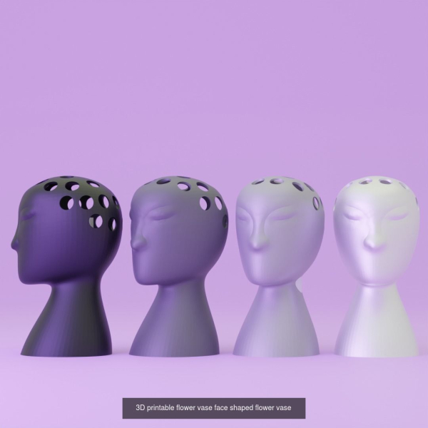 3d printable flower vases pack