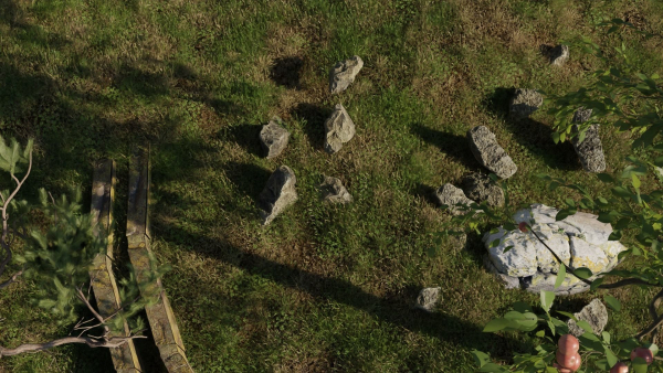 3D realistic Stylized landscape model