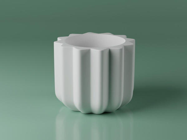 3D STL Pot Vase Pack - 8 STL files
