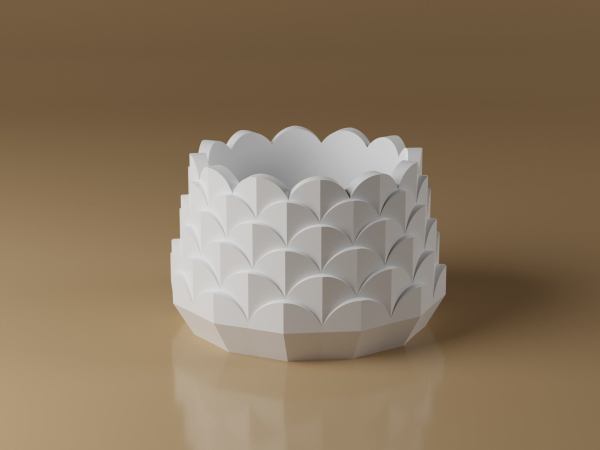 3D STL Pot Vase Pack - 8 STL files