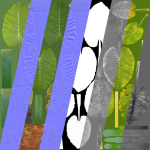 3D Taro Collection plants in garden near building