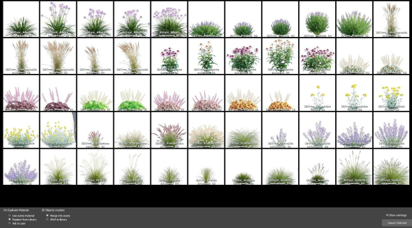 3DTree Bundle 05 - Flower Garden