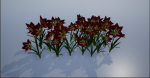 4K Lowpoly Flower Plants Collection