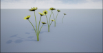 4K Lowpoly Flower Plants Collection