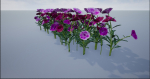 4K Lowpoly Flower Plants Collection