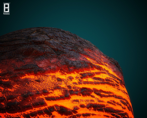 4k PBR Texture Of Lava Lake