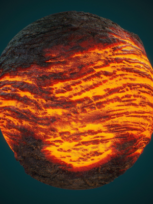 4k PBR Texture Of Lava Lake