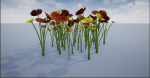 4K Red-Yellow Mixed Flower Plants