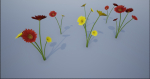 4K Red-Yellow Mixed Flower Plants
