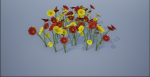 4K Red-Yellow Mixed Flower Plants