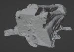 4K Snow Covered Cut Log Photoscan