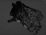 4K Snow Covered Cut Log Photoscan