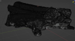 4K Snow Covered Cut Log Photoscan