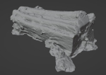 4K Snow Covered Cut Log Photoscan
