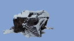 4K Snow Covered Cut Log Photoscan