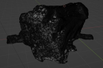 4K Snow Covered Cut Log Photoscan