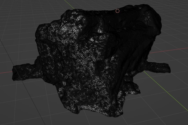4K Snow Covered Cut Log Photoscan