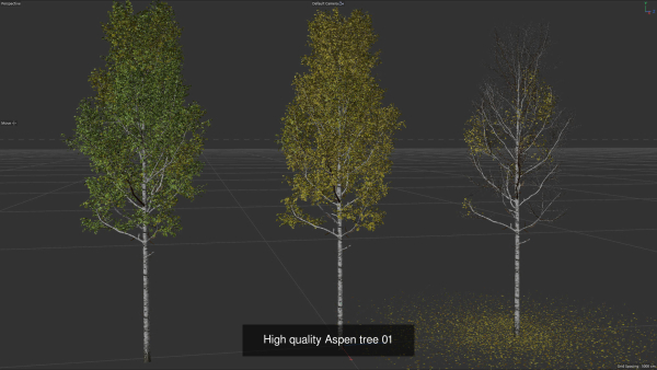 6 High quality Aspen tree collection