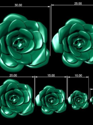 6-pieces-of-flowers-3d-model-stl-3dm