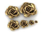 6 pieces of flowers