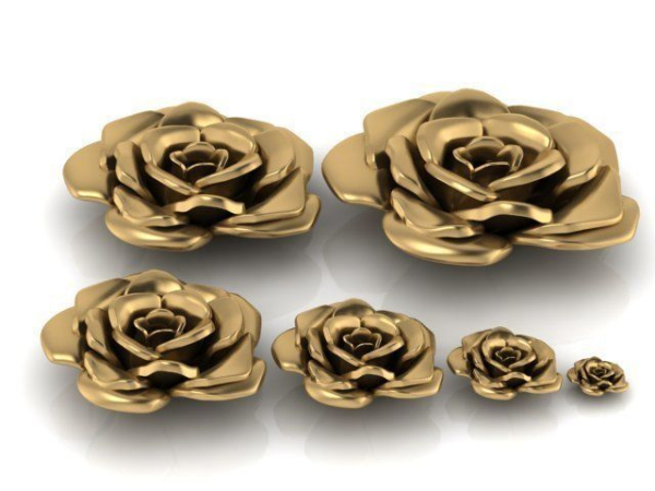 6 pieces of flowers