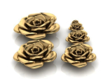 6 pieces of flowers
