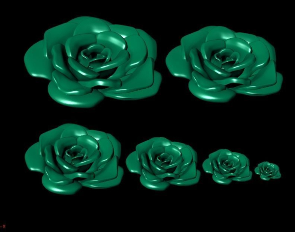 6 pieces of flowers