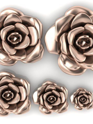 6 pieces of flowers