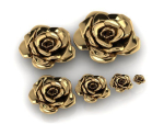 6 pieces of flowers