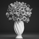 Bouquet of pink roses