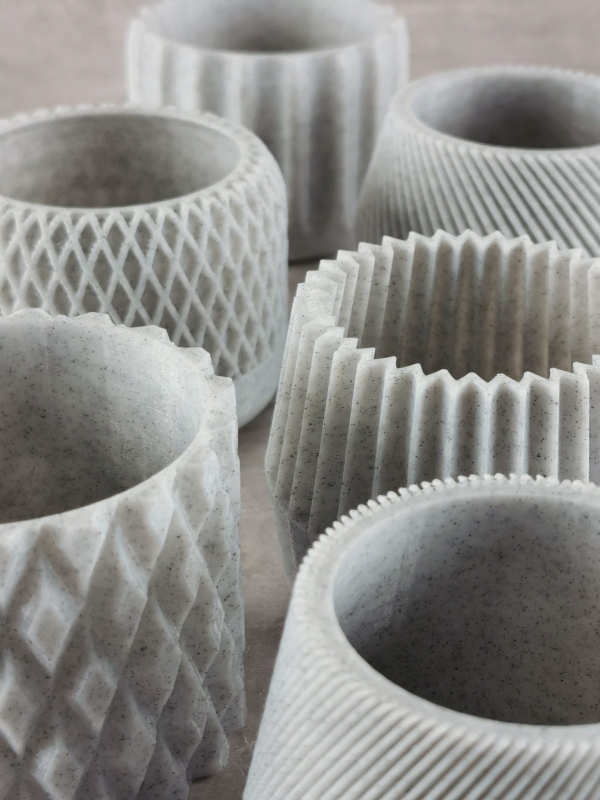 3D Printed 73  Flower pots for succulent plants
