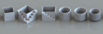 3D Printed 73  Flower pots for succulent plants