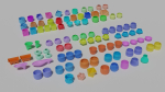 3D Printed 73  Flower pots for succulent plants