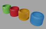 3D Printed 73  Flower pots for succulent plants