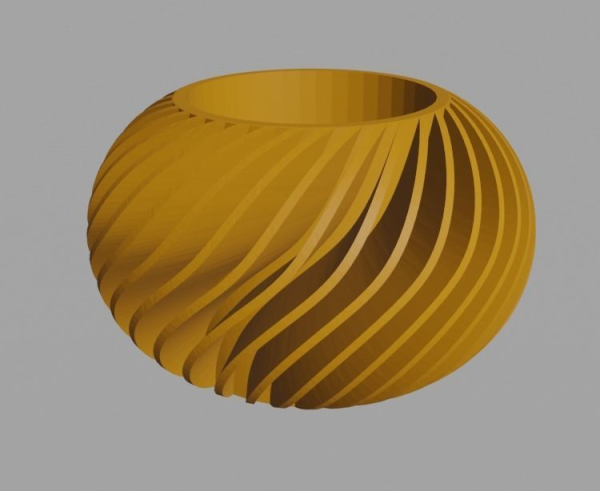3D Printed 73  Flower pots for succulent plants