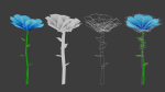 8 Stylized Flowers pack