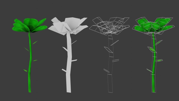 8 Stylized Flowers pack