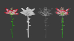8 Stylized Flowers pack