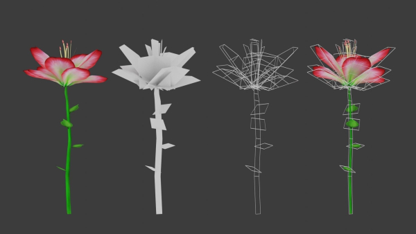 8 Stylized Flowers pack